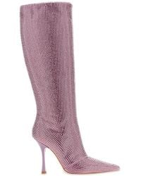 Liu Jo - High Boots With Rhinestones - Lyst