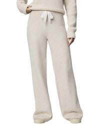 Splendid - Stassi Satin Tie Sweater Pant - Lyst