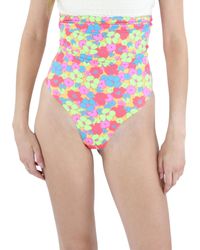 Frankie's Bikinis - Open Shoulder Floral One-piece Swimsuit - Lyst