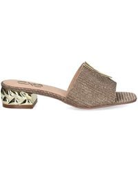 Exe' - Katy Open Toe Low Heeled Sandal - Lyst