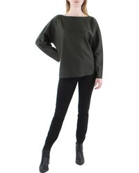 Eileen Fisher - Wool Boxy Pullover Top - Lyst