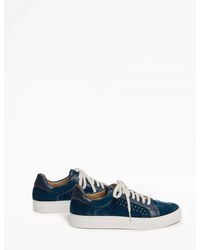 Penelope Chilvers - Paradise Velvet Metallic Trainer - Lyst