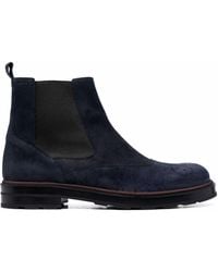 Bally - Corad Bovine Suede Leather Chelsea Boots - Lyst