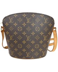 Louis Vuitton - Drouot Canvas Shoulder Bag (pre-owned) - Lyst