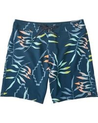 Billabong - Sundays Pro Printed Board Shorts Swim Trunks - Lyst