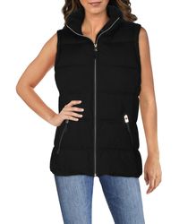 Tommy Hilfiger - Plus Quilted Polyester Outerwear Vest - Lyst