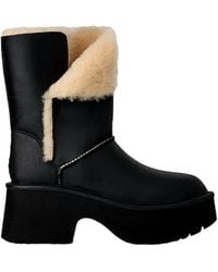UGG - Esmee Leather Boot 1172590-Blk - Lyst