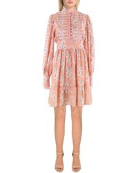 Beulah London - Cotton Short Fit & Flare Dress - Lyst
