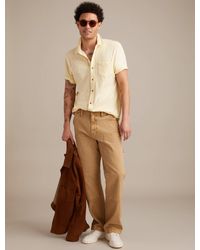 Lucky Brand - Linen Short Sleeve Button Up Shirt - Lyst
