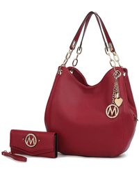 MKF Collection by Mia K - Ashley Sleek Hobo Bag And Wristlet Wallet 2 Pcs Set By Mia K - Lyst