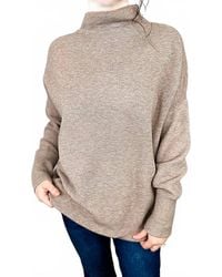 Anniewear - Back To Back Knit Long Sleeve Sweater Top - Lyst