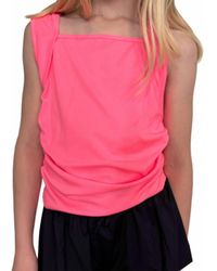 MIA - Tween Girl's Square Neck Ruched Tank Top - Lyst