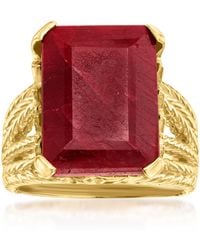 Ross-Simons - Ruby Multi-Row Ring - Lyst