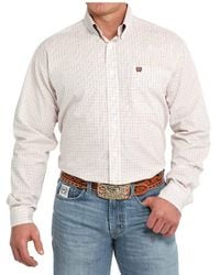 Cinch - Stretch Classic Button Down Western Plaid Shirt - Lyst