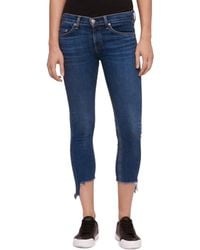 Rag & Bone - Capri Denim Jean - Lyst