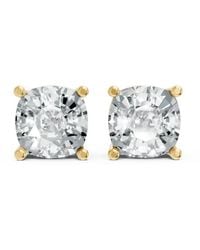 AAMIAA - Cushion Shape 4 Prong Push Back Studs - Lyst