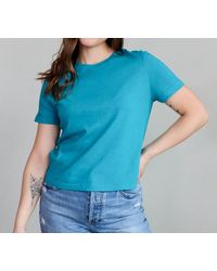 Michael Stars - Blake Cropped Jersey Tee - Lyst