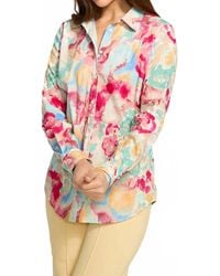 Fdj - Gracie Grand Floral Printed Classic Shirt - Lyst