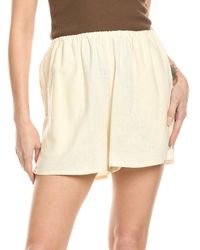 WeWoreWhat - Pull-On Linen-Blend Short - Lyst