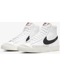 Nike - Blazer Mid '77 Vintage Bq6806-100 & Black Sneaker Shoes Ndd117 - Lyst