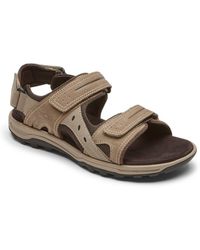 Rockport - Tt Adjustable Sandal Adjustable Strap Open Toe Sport Sandals - Lyst