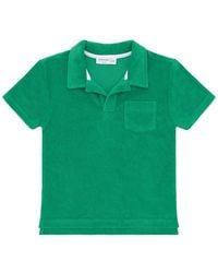 Minnow - French Terry Polo Shirt - Lyst