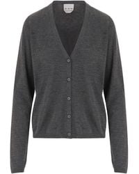 Sa Su Phi - V-Neck Button Closure Cashmere-Silk Blend Cardigan - Lyst