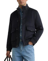 Reiss - Hadley Short Wool-Blend Bomber Jacket - Lyst