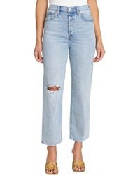 Pistola - Cassie Super High Rise Straight Leg Jeans - Lyst