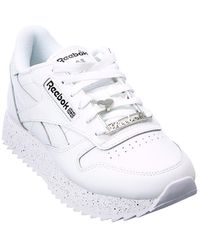 Reebok Ripple Leather Sneaker in Red 