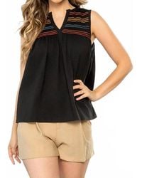 Thml - Smocked Detail Knit Top - Lyst