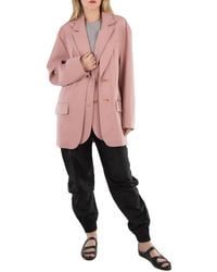 Tibi - Ladies Toffee Cassius Suiting Double Layer Liam Blazer - Lyst