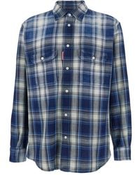 DSquared² - Canadian Vintage/ Plaid Cotton Shirt - Lyst