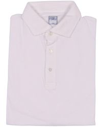 Fedeli - Classic Short Sleeve Knitted Polo Shirt - Lyst