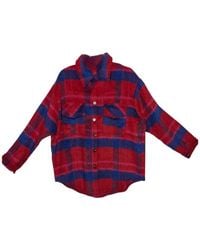 Davi & Dani - Plaid Shacket - Lyst
