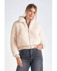 Elan - Sherpa Bomber Jacket - Lyst