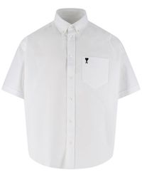 Ami Paris - Ami De Coeur Button-Down Shirt - Lyst
