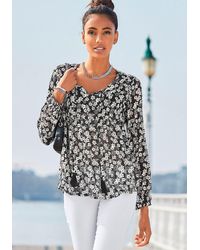 Lascana - Airy Patterned Blouse - Lyst