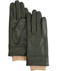 Echo - Rib Cuff Leather Glove - Lyst