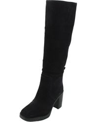 MICHAEL Michael Kors - Bhfo Block Heel Leather Knee-High Boots - Lyst