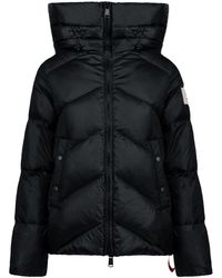 AFTER LABEL - Chevron Quilted Polyamide Down Jacket - Lyst