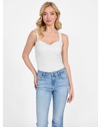 Guess - Avery Lace Bodysuit - Lyst