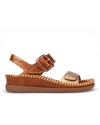 Pikolinos - Leather Lightweight Summer Wedge Sandals - Lyst