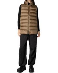 Save The Duck - Quilted Gilet Coral Vest - Lyst
