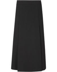 Seventy - Structured Viscose-Blend Midi Skirt - Lyst