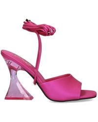 Exe' - Crystal Heeled Slingback Sandal - Lyst