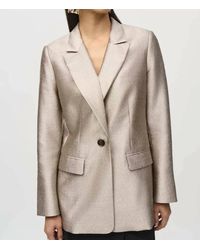 Joseph Ribkoff - Woven Fitted Metallic Blazer - Lyst