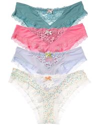 Honeydew Intimates - 4pk Willow Lace Hipster - Lyst