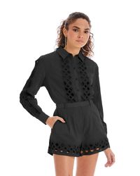 Allison - Camila High Waist Shorts - Lyst