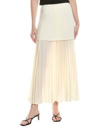 Avantlook - Accordion Pleated Midi Skirt - Lyst